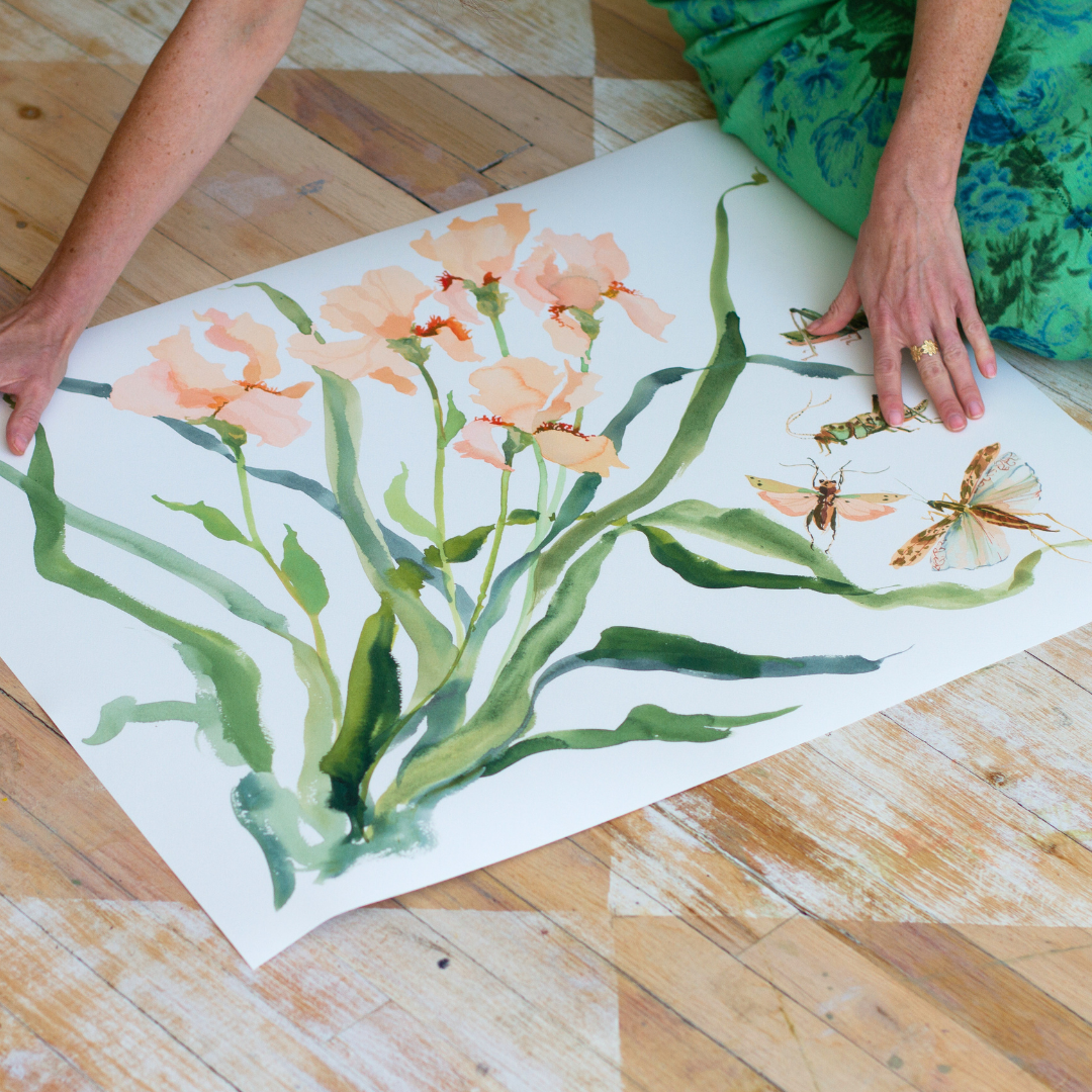Paris Apartment Series: Iris and Grasshopper