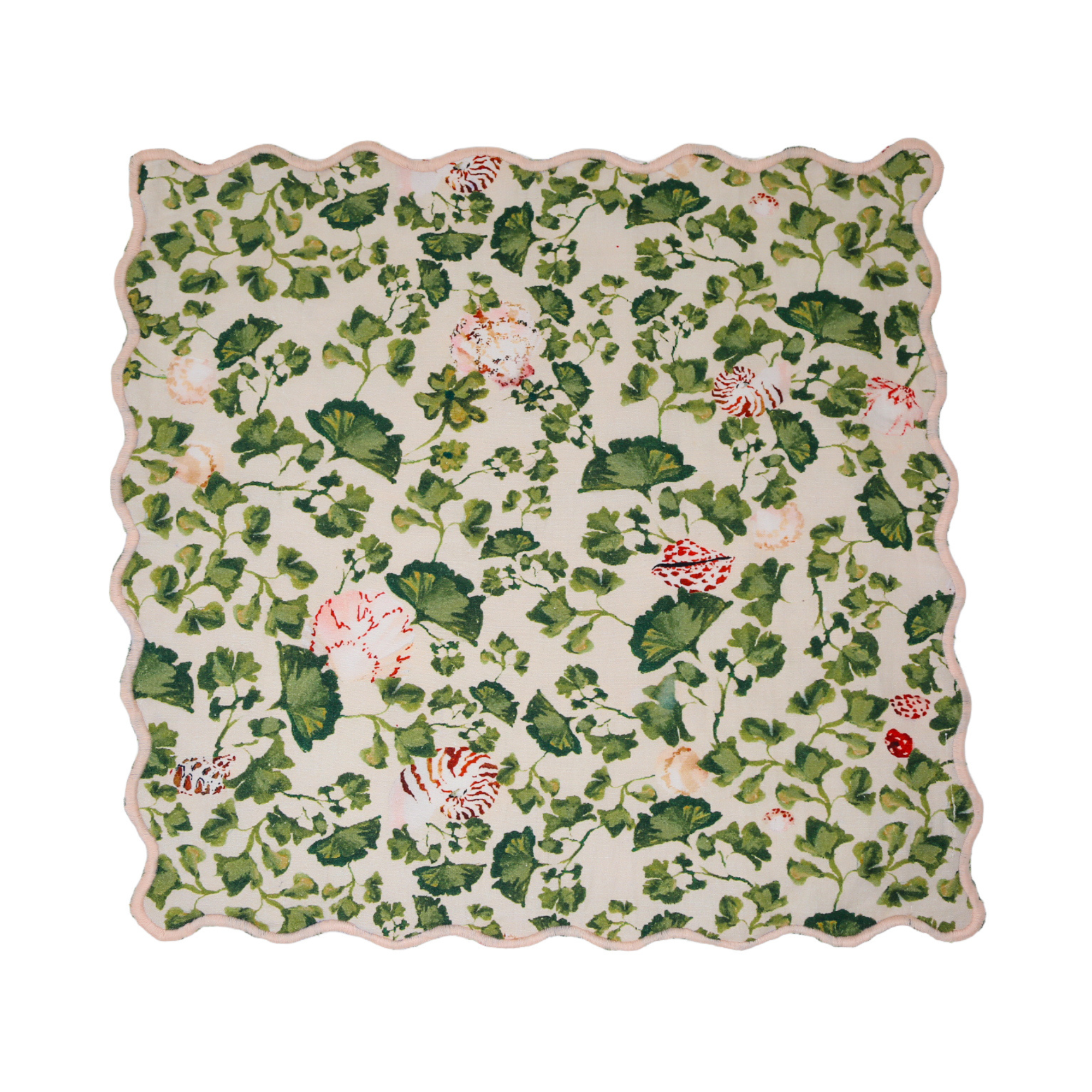 Inslee x Sweetgrass: Ginkgo Scalloped Napkins