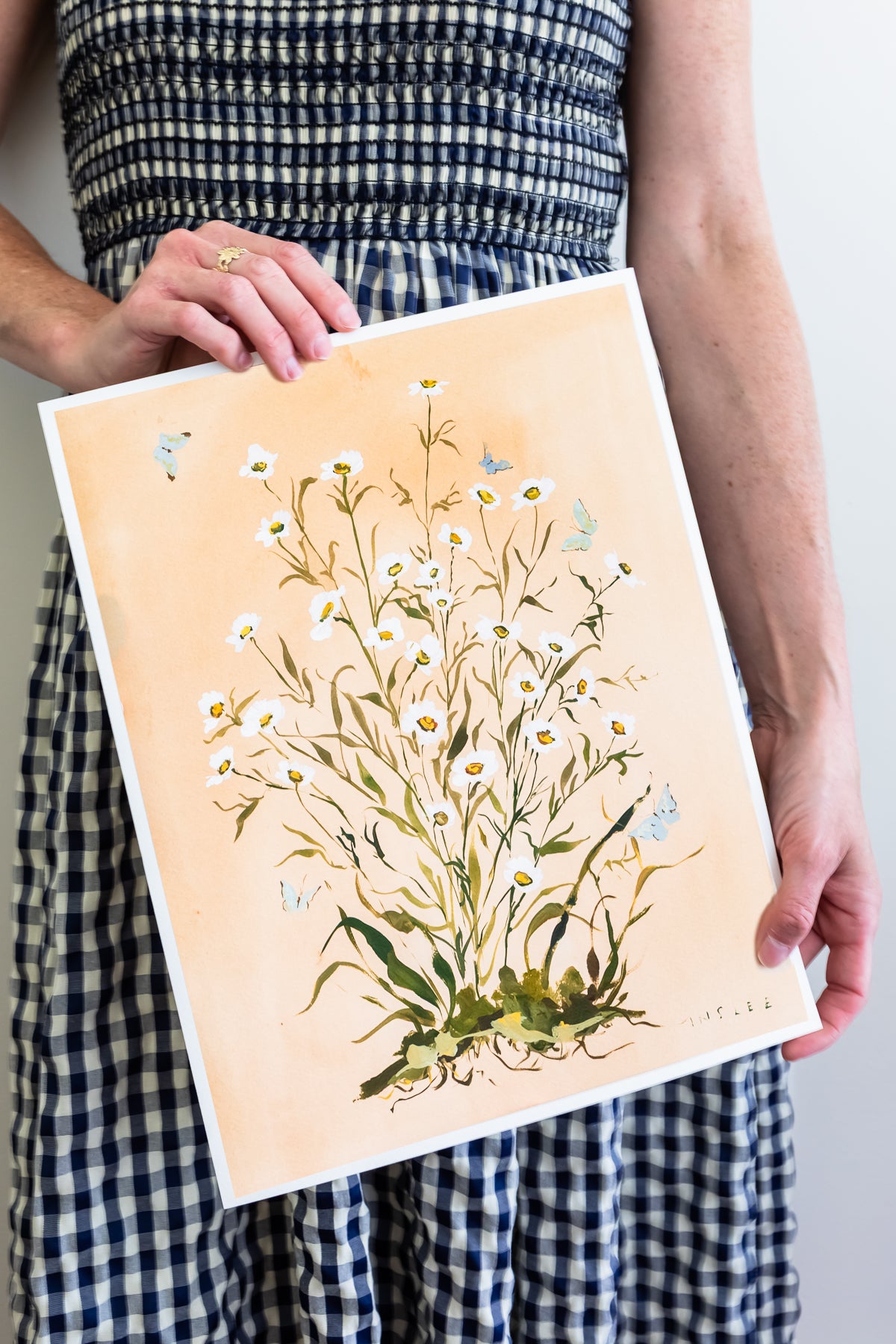 Botanical Print: Chamomile on Sand