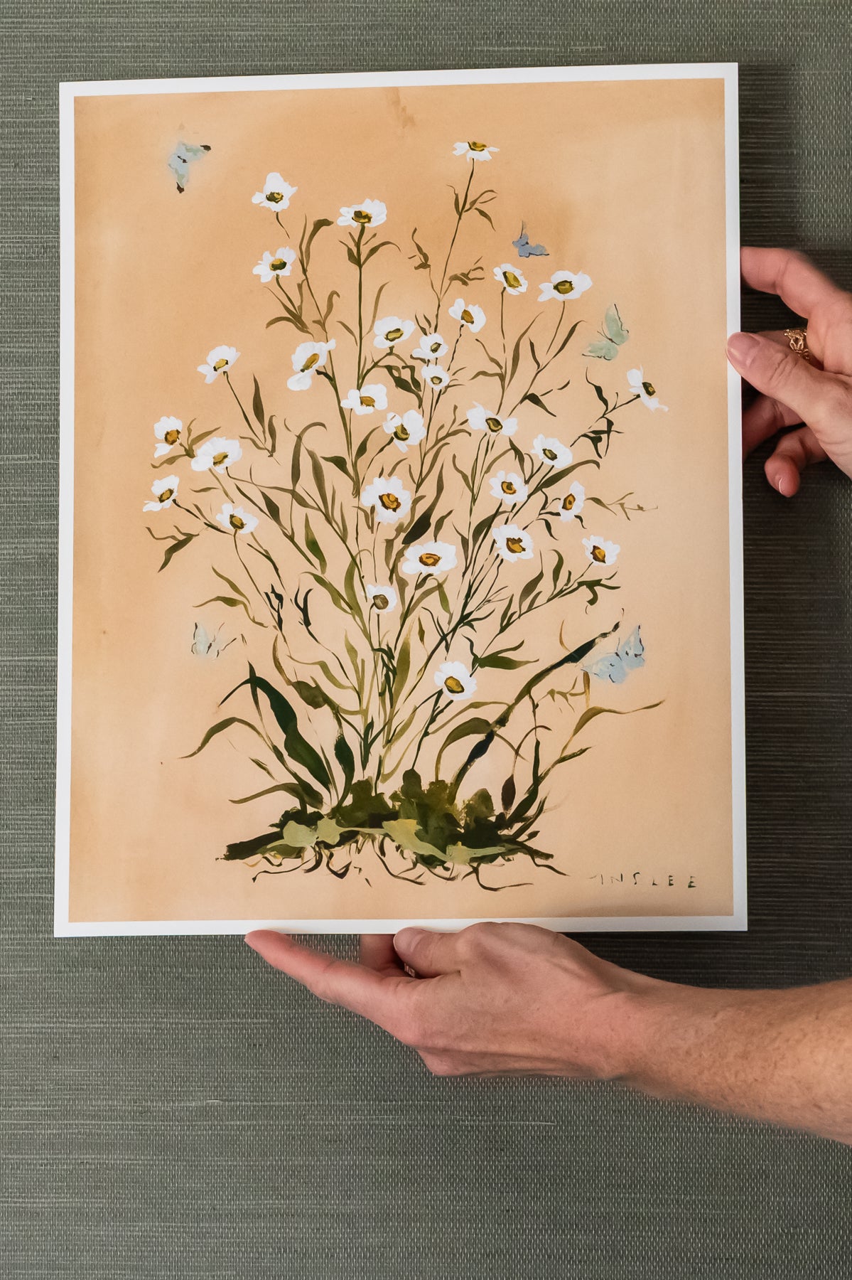 Botanical Print: Chamomile on Sand