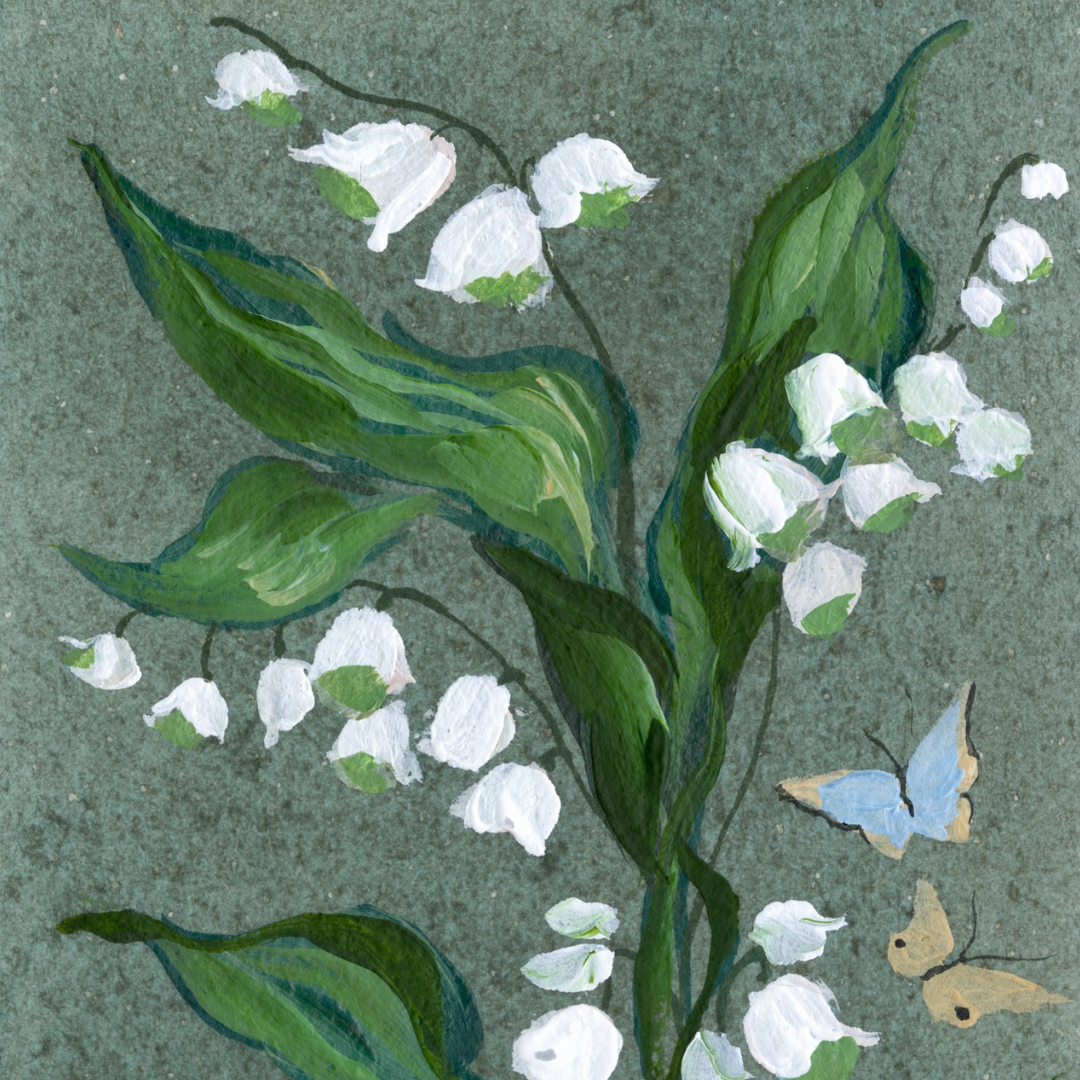 lily of the valley white paint May's Lily of the Valley No. 2