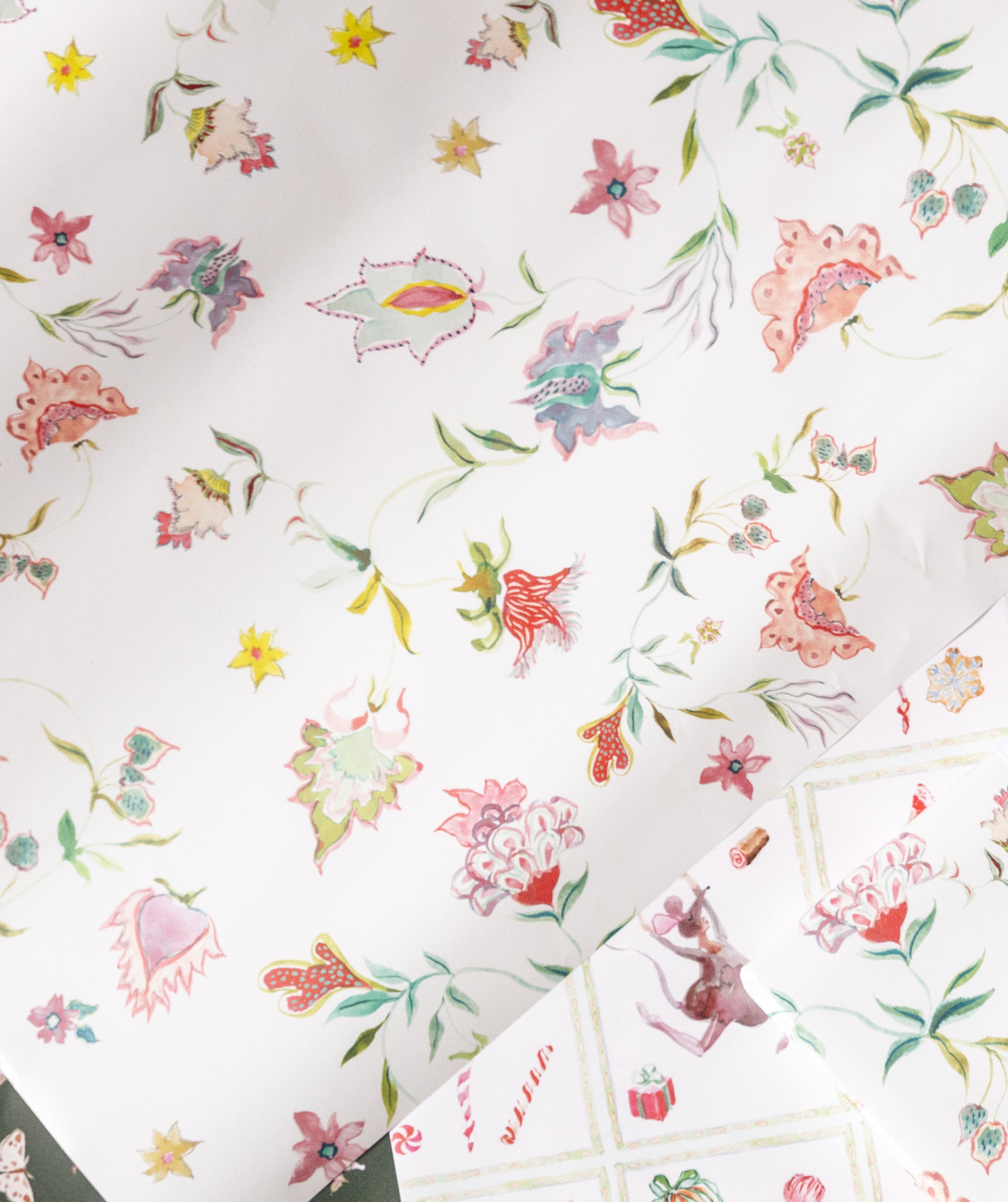 Pistachio Paisley Gift Wrap