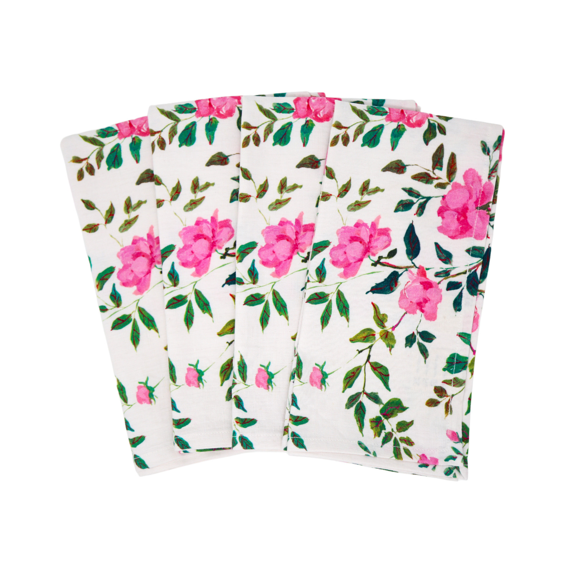 Inslee x Sweetgrass: Climbing Rose Napkins