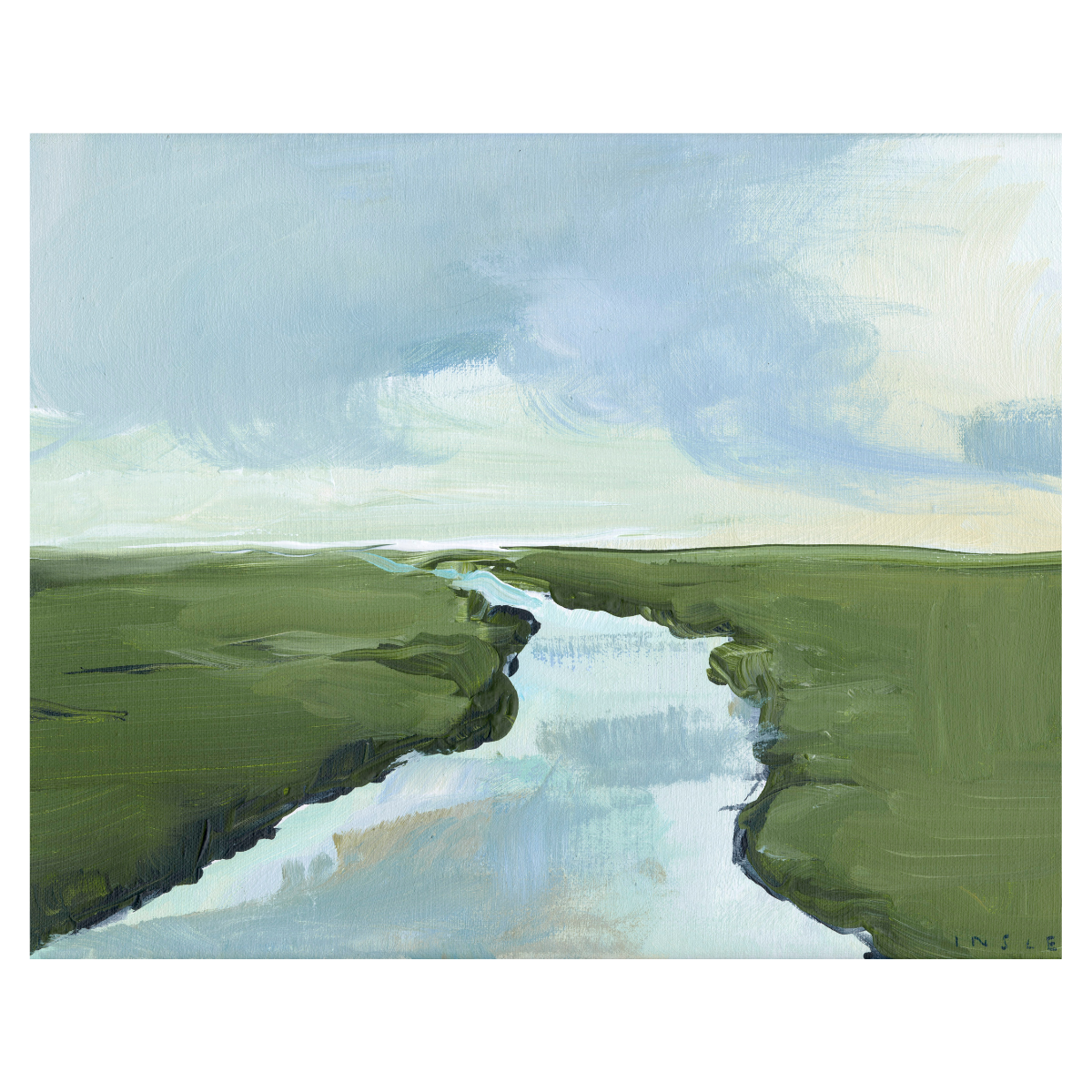 inslee art print landscape marsh