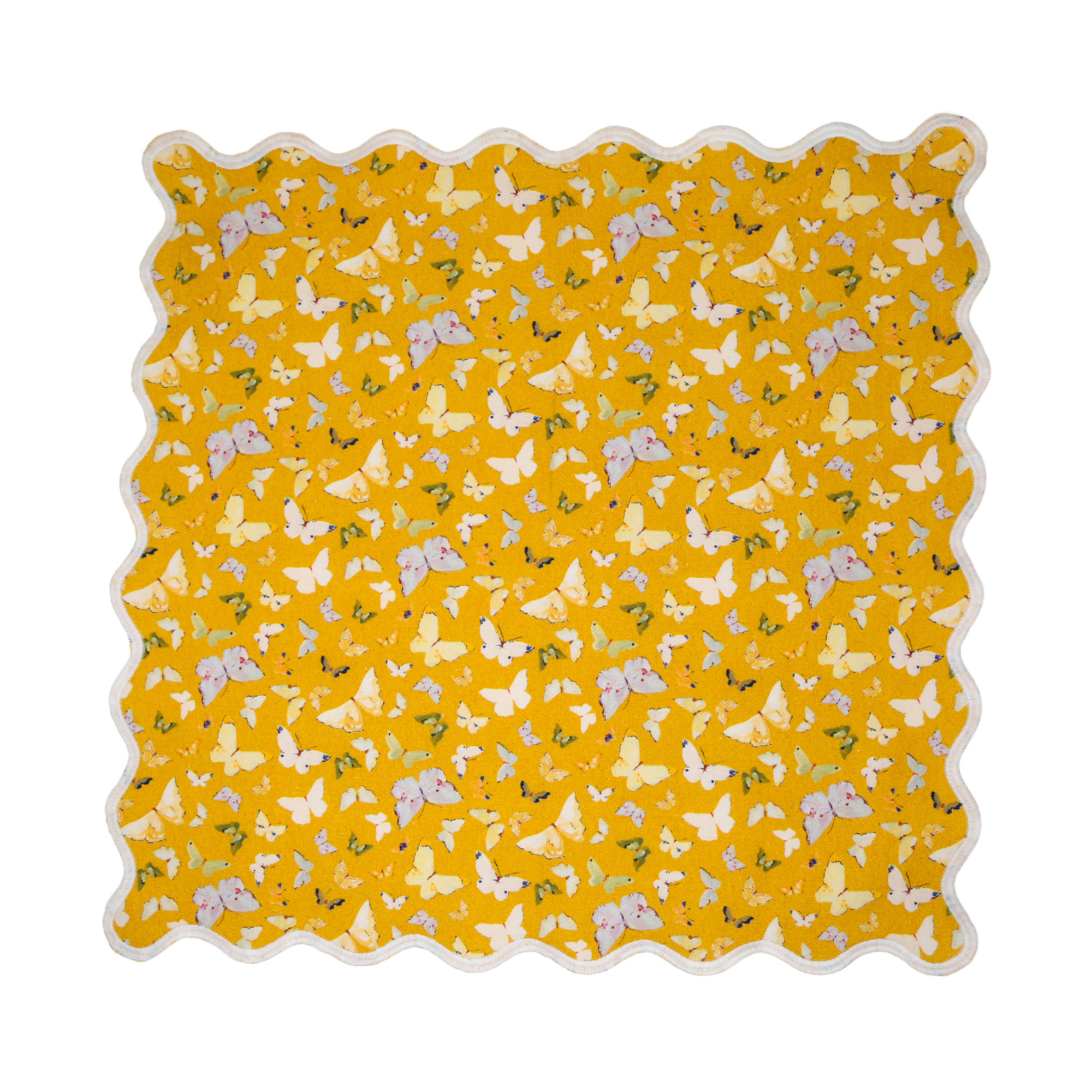 Inslee x Sweetgrass: Marigold Scalloped Napkins