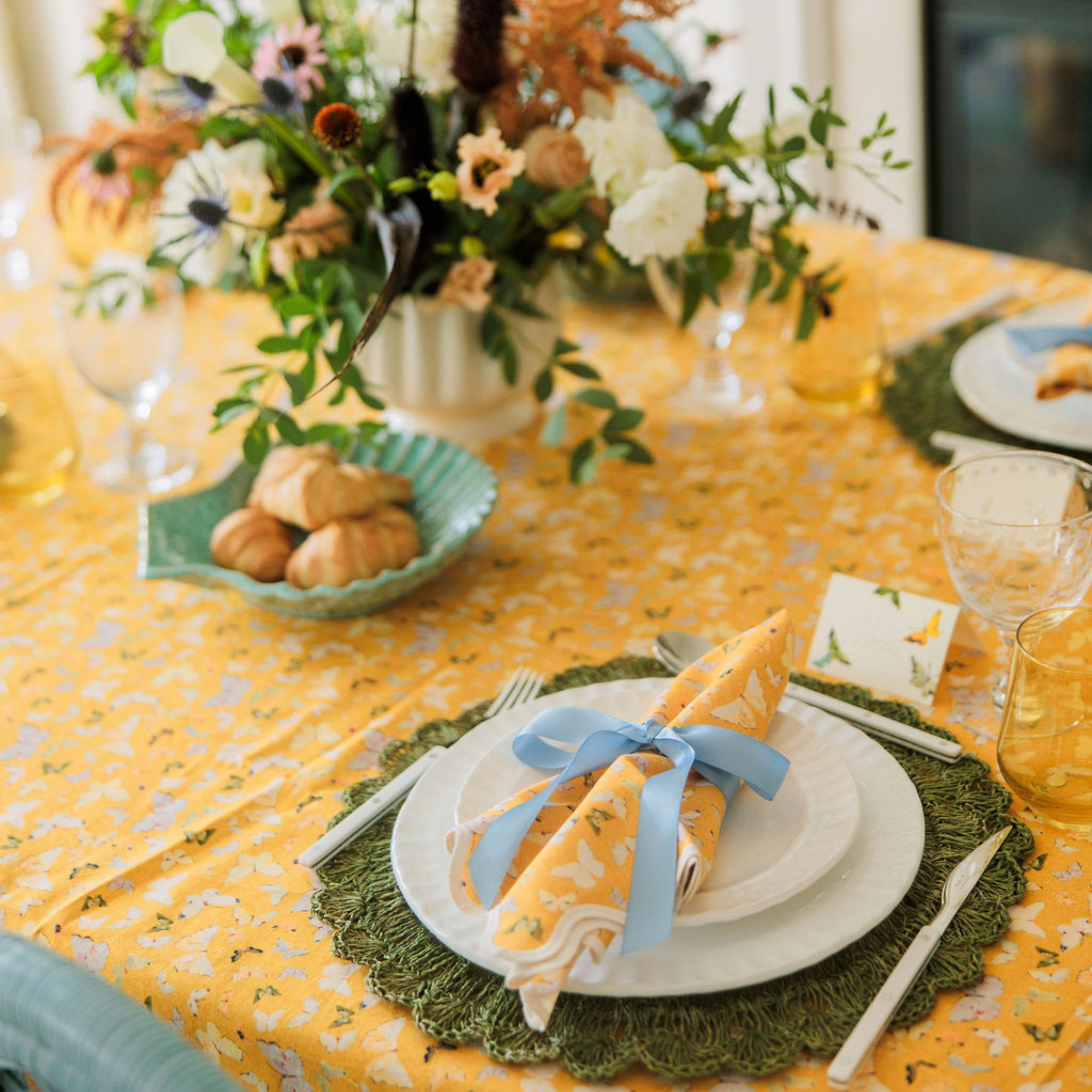 Inslee x Sweetgrass: Marigold Scalloped Napkins