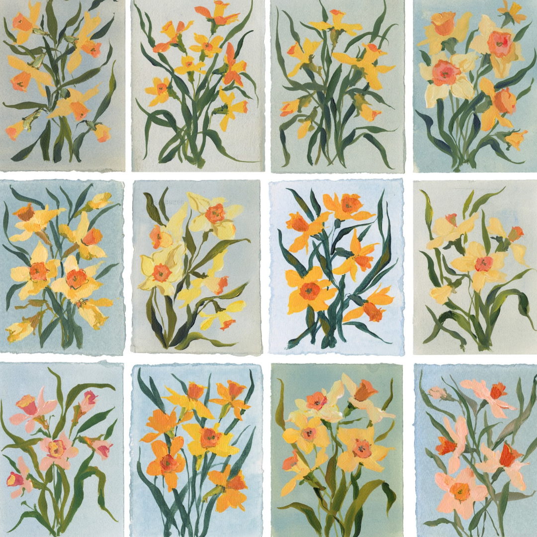 March Daffodil: Series of 16