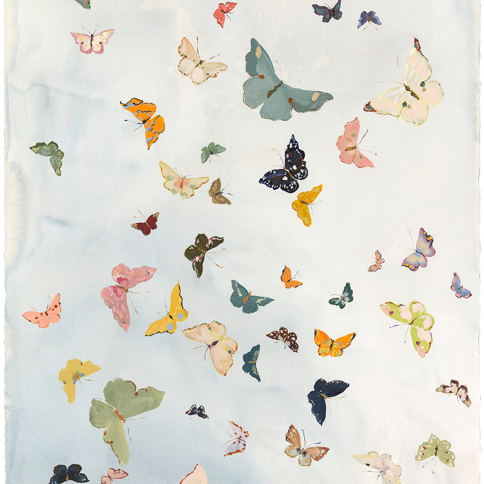 inslee watercolor butterfly print