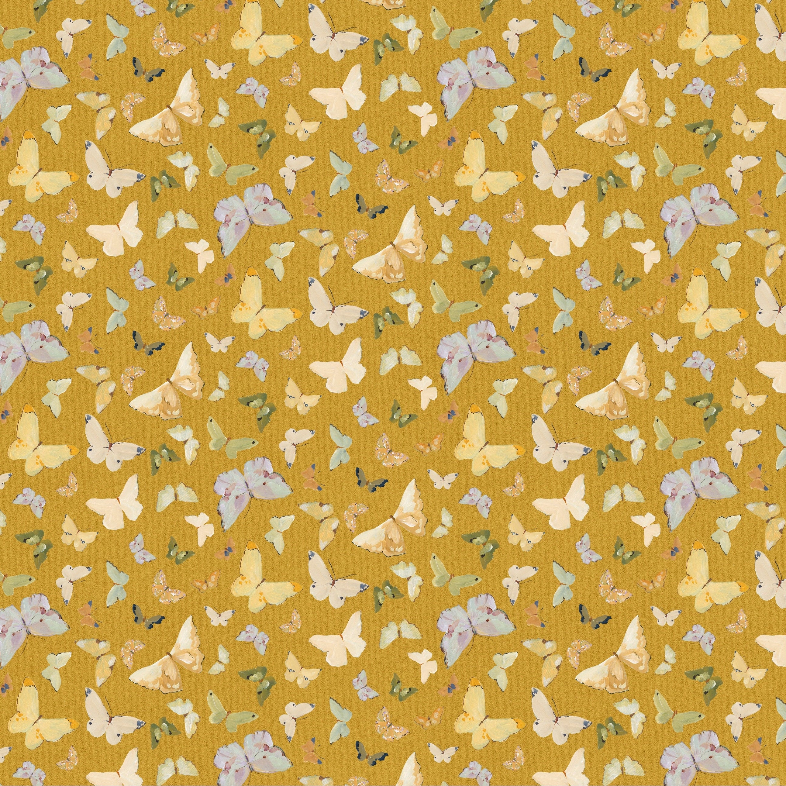 Ochre Flutter Gift Wrap