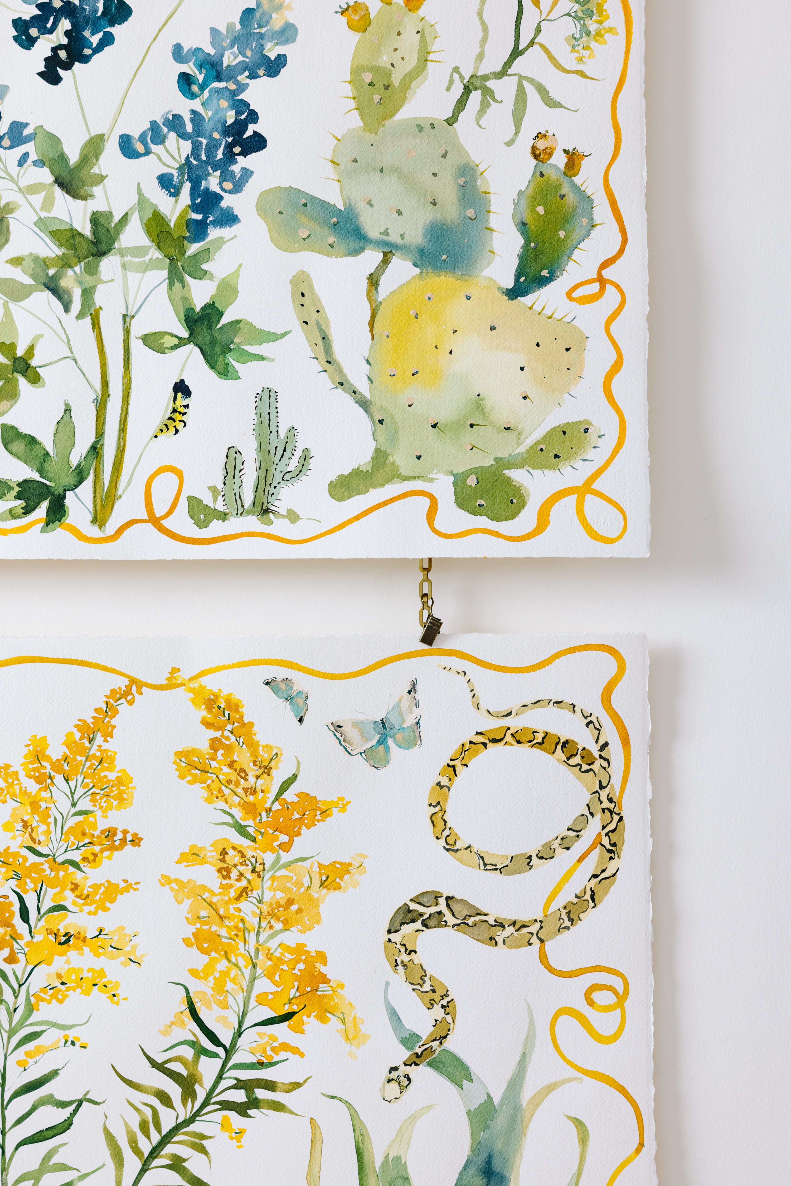 Goldenrod Texas Wildflower Print