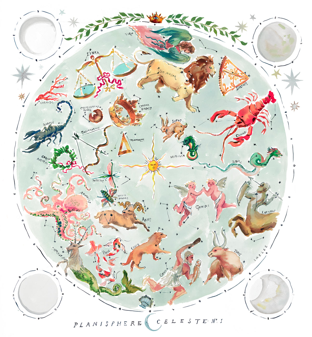 Planisphere Celestial Print