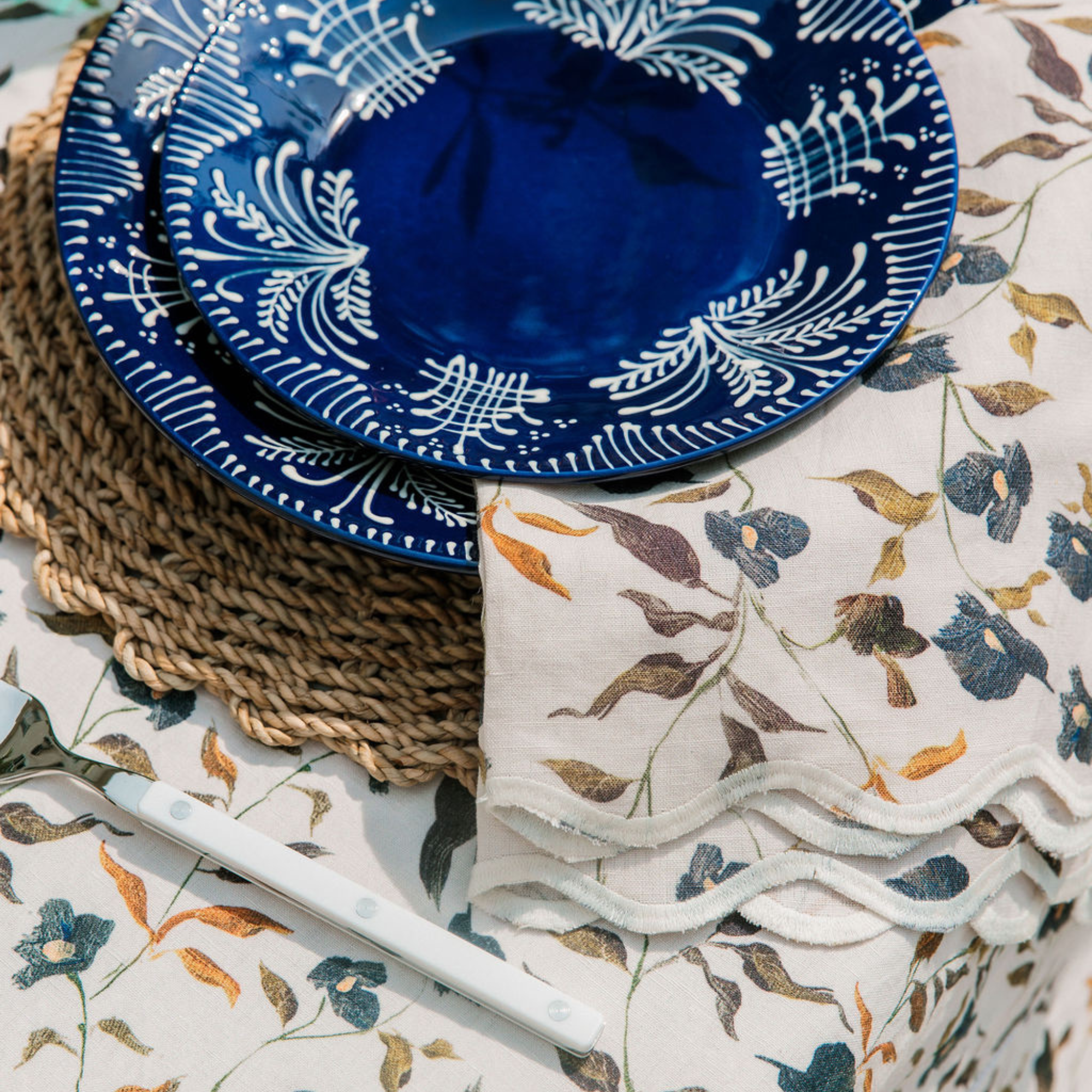 Inslee x Sweetgrass: Ditsy Scalloped Napkins