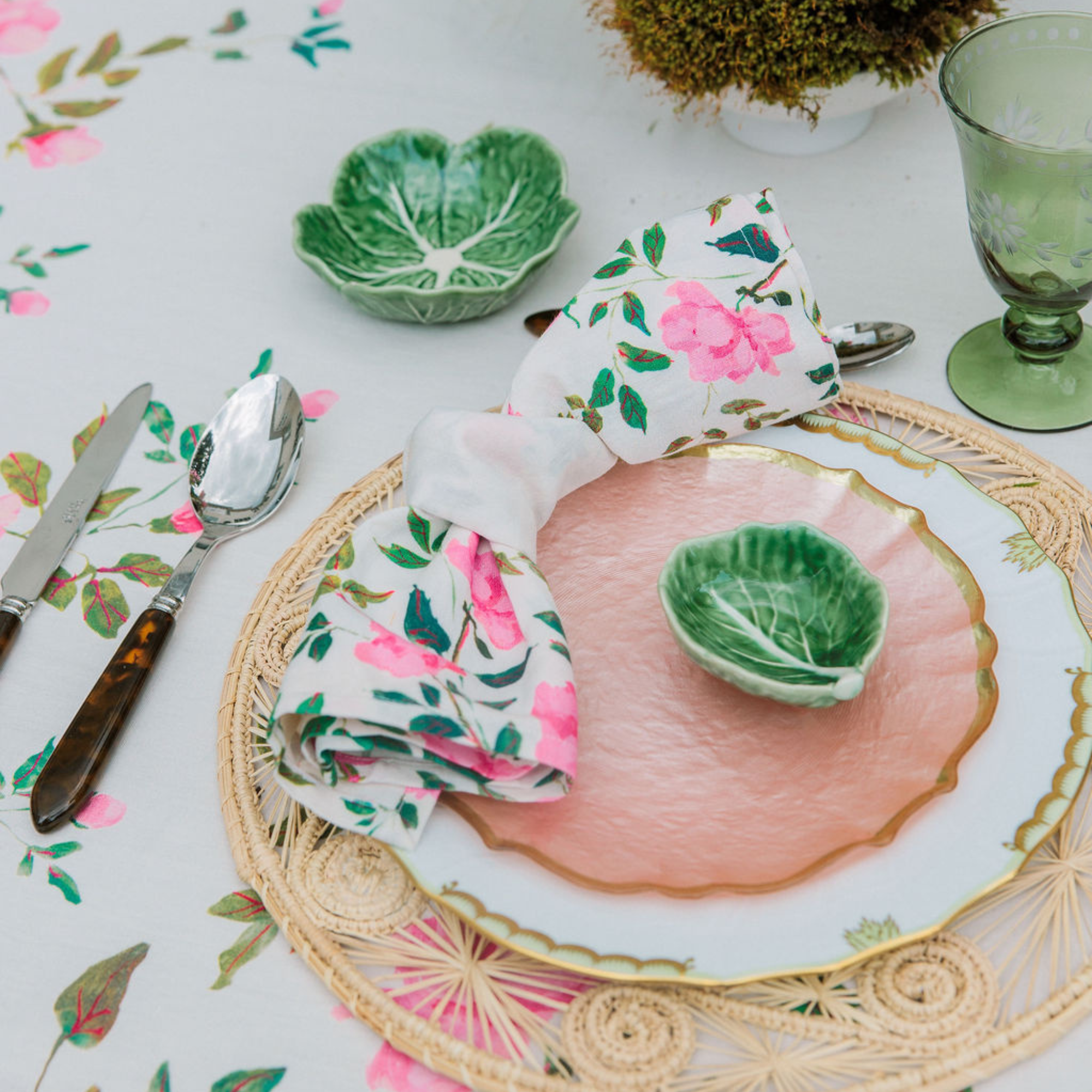 Inslee x Sweetgrass: Climbing Rose Napkins