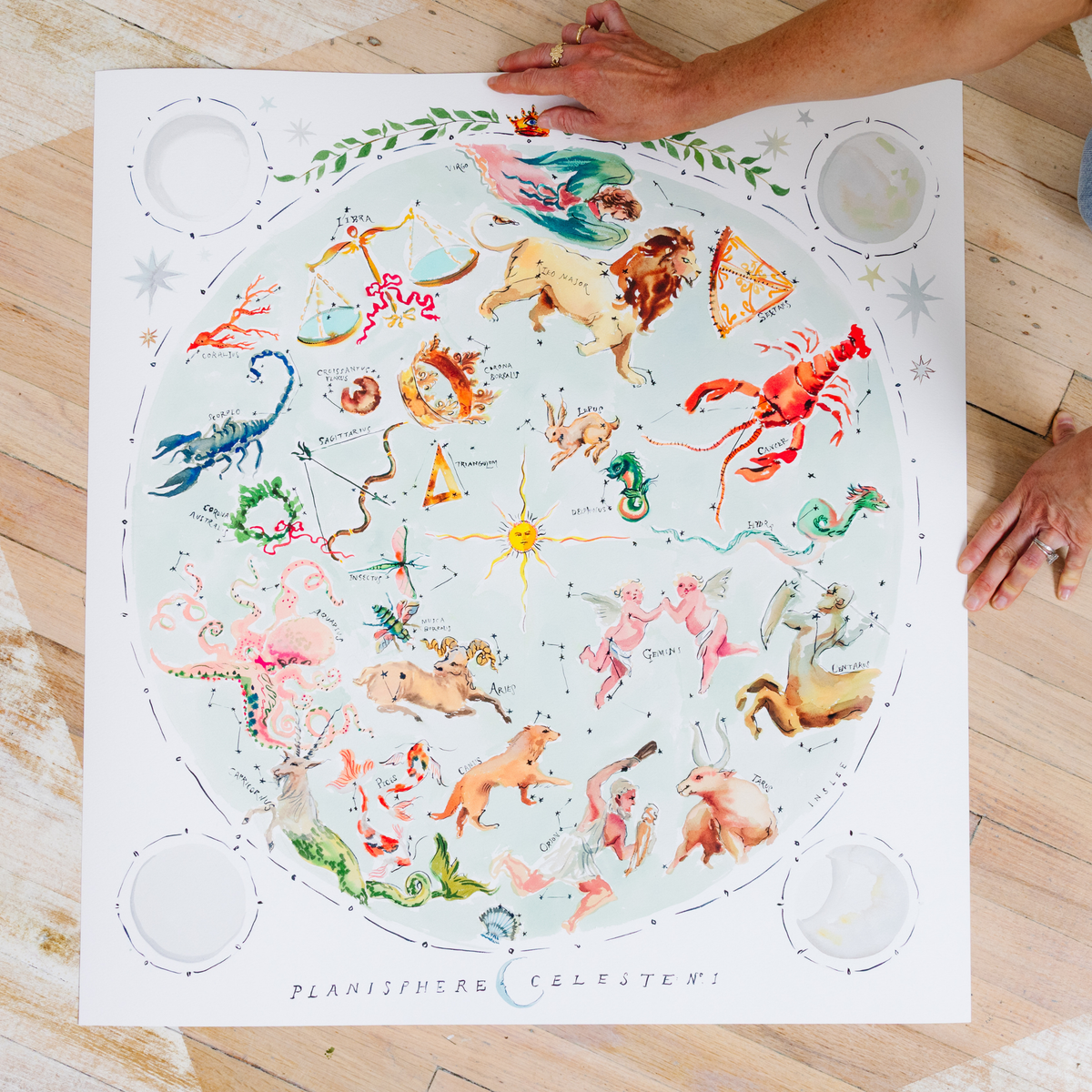Planisphere Celestial Print