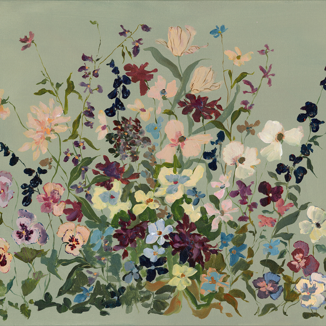 inslee floral painting print cornucopia 