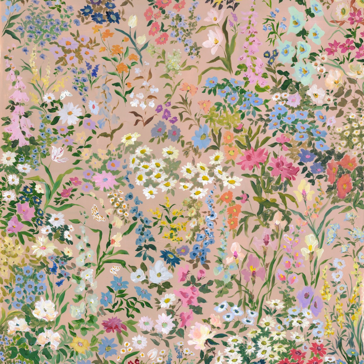 Mural Print: Ruby's Garden