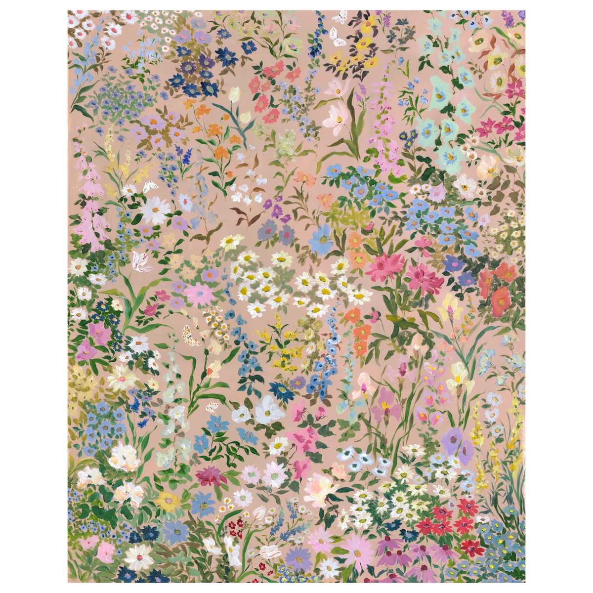 Mural Print: Ruby's Garden