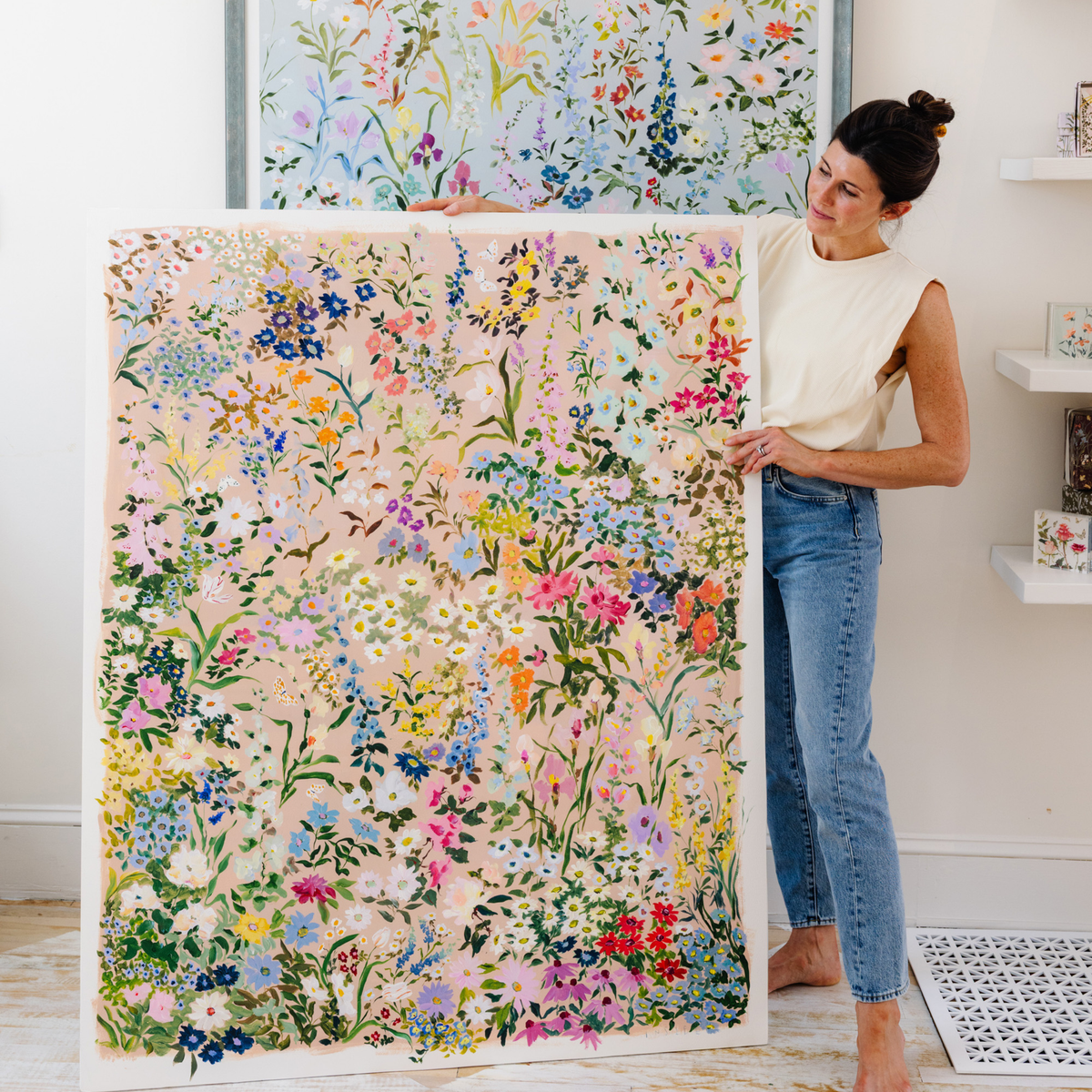Mural Print: Ruby's Garden