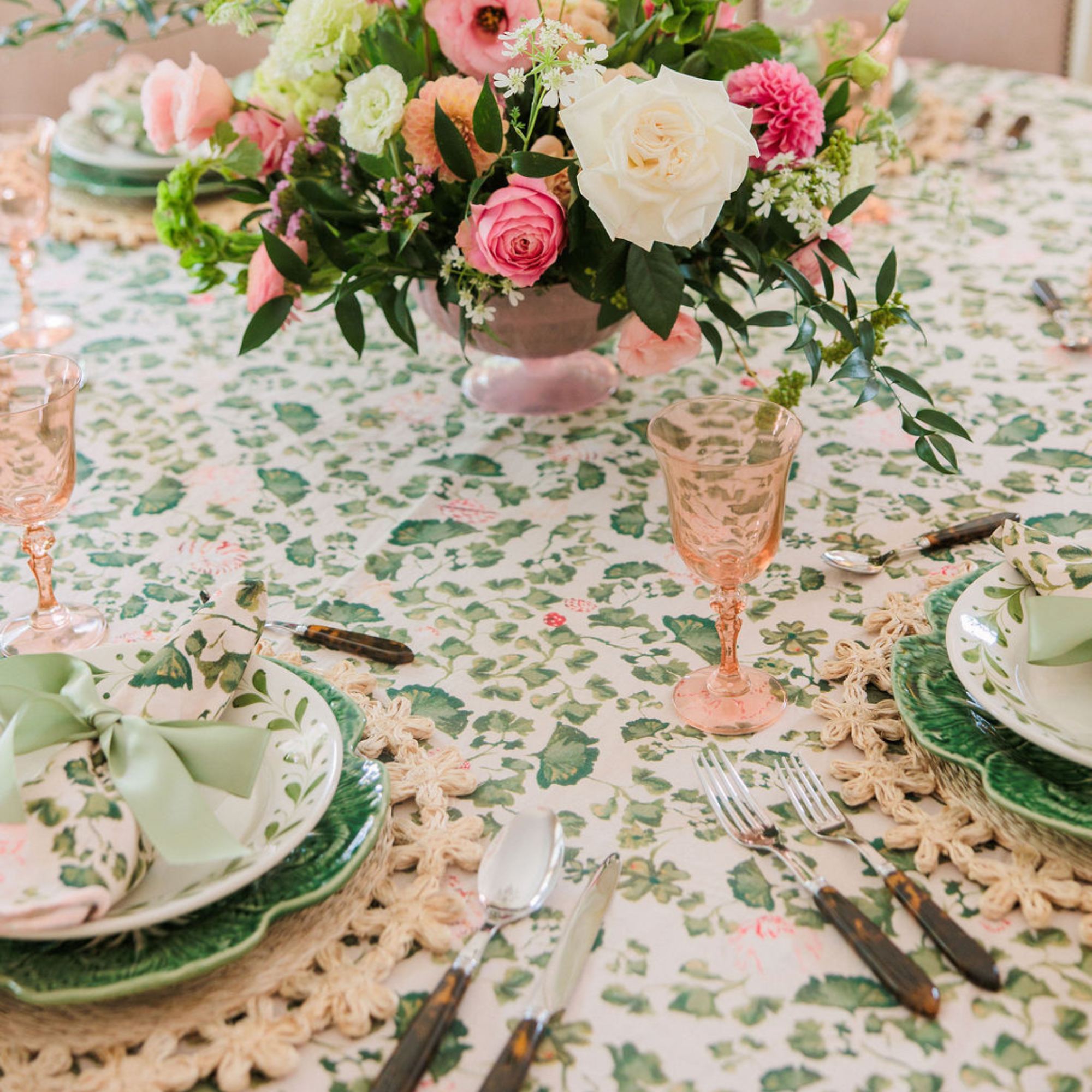 Inslee x Sweetgrass: Ginkgo Square Tablecloth