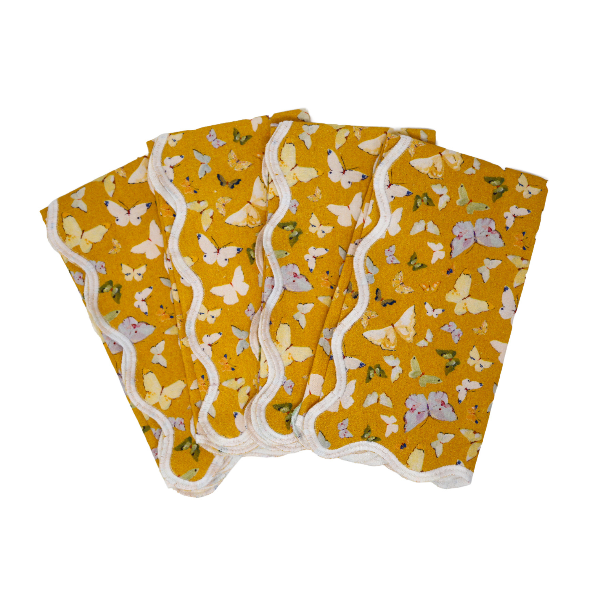 Inslee x Sweetgrass: Marigold Scalloped Napkins