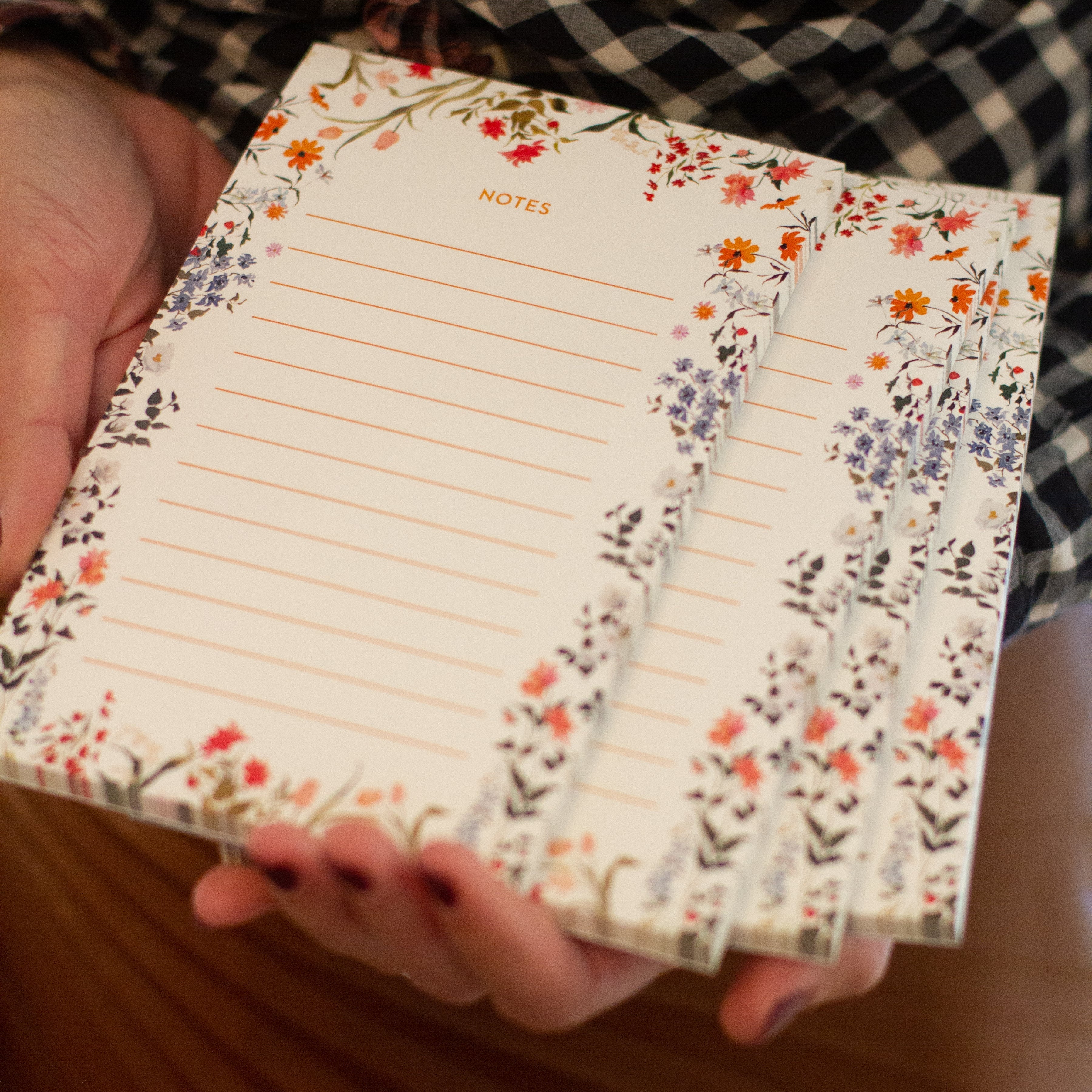 inslee watercolor floral notepad