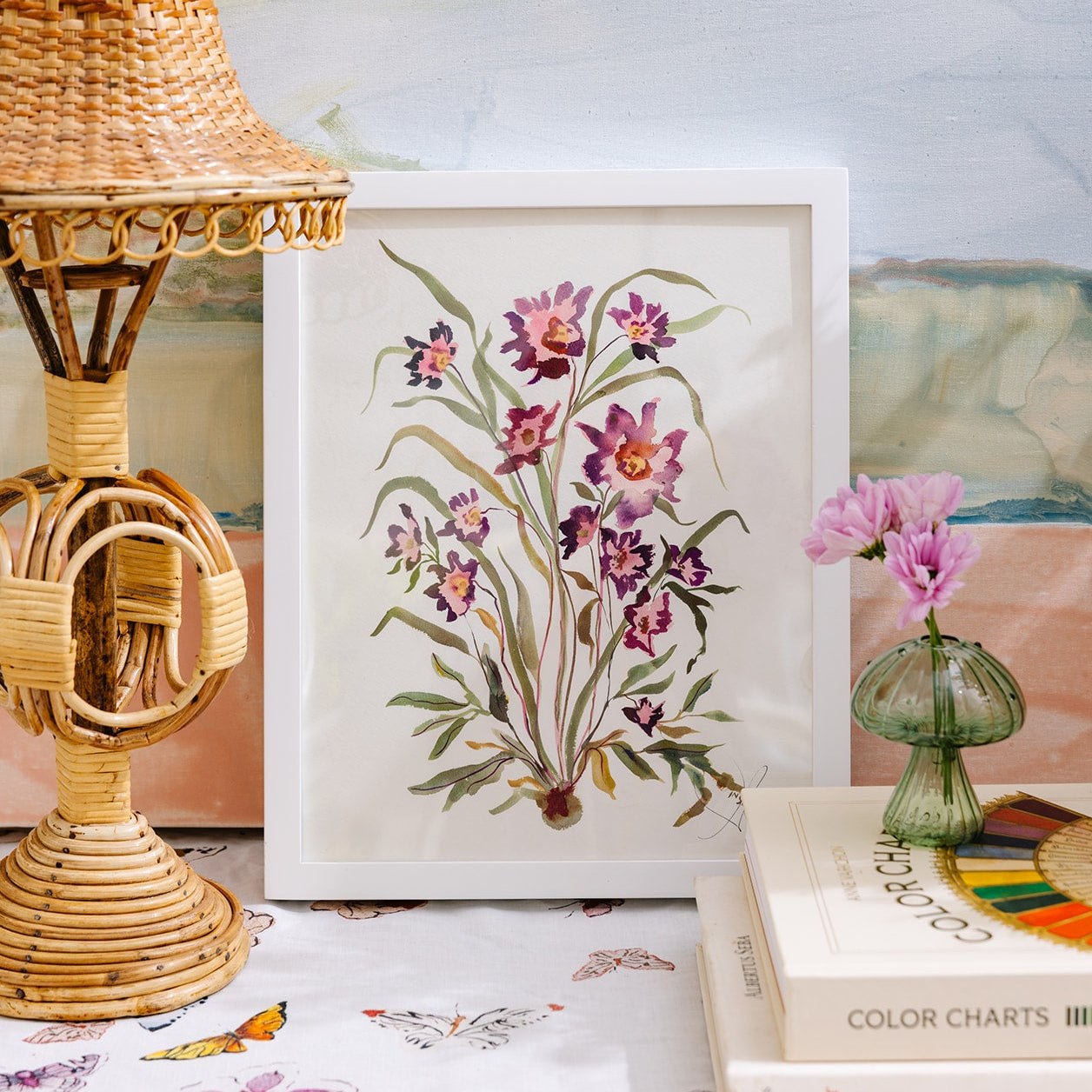 Botanical Print: Satin Plum