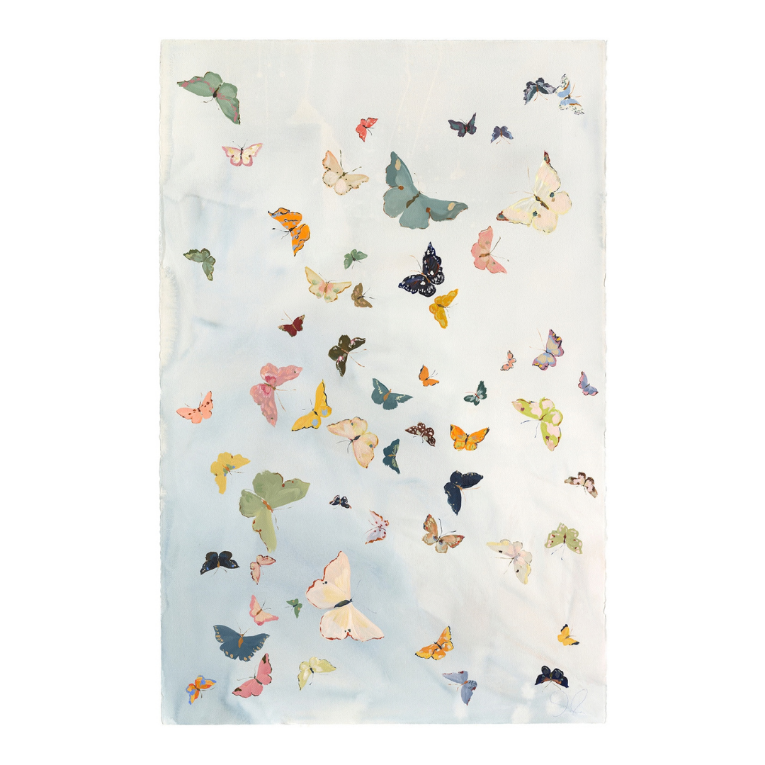 inslee watercolor butterfly print